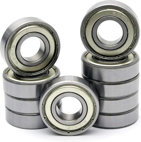 FKG 6001-ZZ 12x28x8mm محمل كرة أخدود عميقة محمل دروع معدنية مزدوجة مشحم مسبقًا 10 قطع in Saudi Arabia