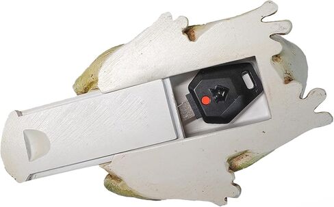 تخزين آمن من Hide-A-Key Fake Rock للأمان، يبدو وكأنه مفتاح احتياطي من الصخور الحقيقية، التنزه بأمان على مفتاحك الاحتياطي في الهواء الطلق، أو خزائن تحويل الفناء أو الحديقة، تمثال خارجي. in Kuwait