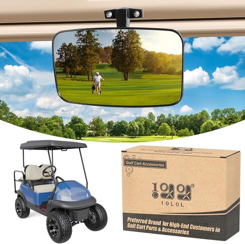 10L0L Universal Golf Cart Rear View Mirror for Yamaha EZGO Club Car in Saudi Arabia