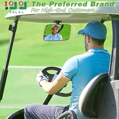 10L0L Universal Golf Cart Rear View Mirror for Yamaha EZGO Club Car in Saudi Arabia