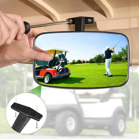 10L0L Universal Golf Cart Rear View Mirror for Yamaha EZGO Club Car in Saudi Arabia