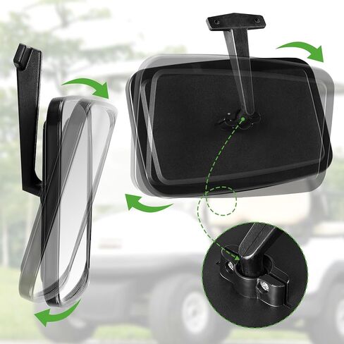 10L0L Universal Golf Cart Rear View Mirror for Yamaha EZGO Club Car in Saudi Arabia