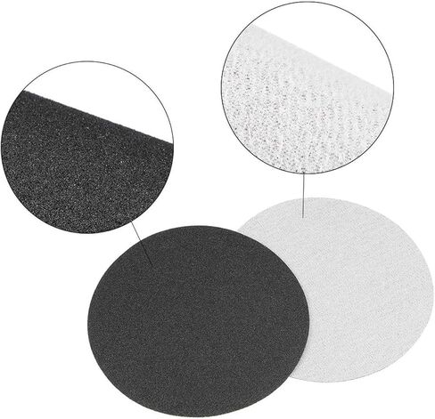 10 Pcs 9 Inch Wet Dry Hook and Loop Sanding Discs 320 Grit, Random Orbital Sandpaper No-Hole for Automotive and Woodworking in Kuwait