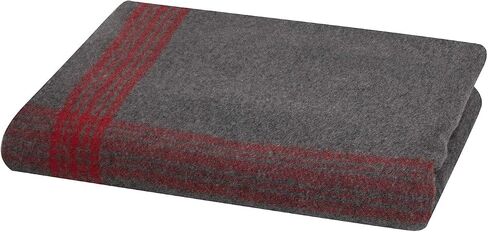 Rothco Striped Outdoor Wool Blanket – Heavyweight, Warm, and Comfortable – Emergency Blanket – Brown/Tan in Saudi Arabia