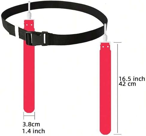 Flag Football Belt, 1/2/4/10/14pcs Adjustable Flag Football Belt with Belt and Flags, for Youths, Adults in Saudi Arabia