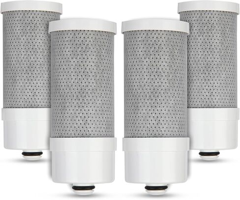 Water Filter for Sink Faucet,380-Gallon Faucet Mount Water Purifier for Kitchen Sink,Carbon Fiber Filters Reduces Chlorine & Bad Taste with 2 Replacement Filters in Saudi Arabia