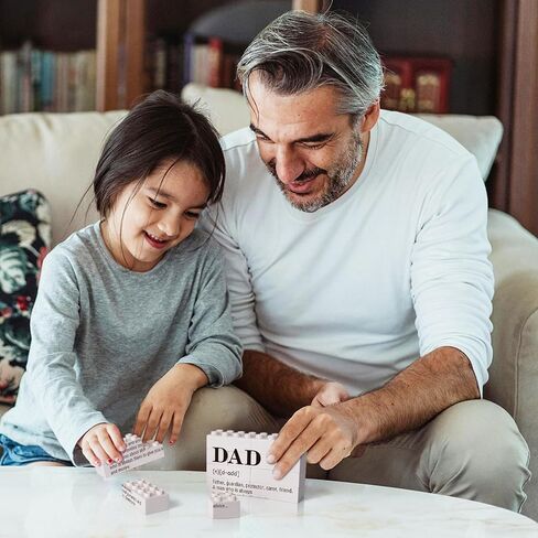Funny Dad Definition Sign | Novelty Gifts for Dad - White Decorative Plaque for Papa's Birthday, Father's Day, Valentine's Day, Christmas. in Saudi Arabia