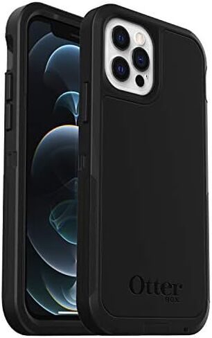 OtterBox Defender XT، حماية قوية مع MagSafe لهاتف iPhone 12 Pro Max - أسود - عبوة غير مخصصة للبيع بالتجزئة in Saudi Arabia