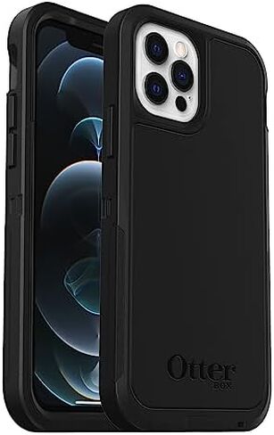 OtterBox Defender XT، حماية قوية مع MagSafe لهاتف iPhone 12 Pro Max - أسود - عبوة غير مخصصة للبيع بالتجزئة in Saudi Arabia