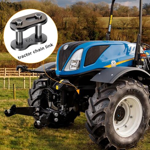 10 عبوات #50 وصلة توصيل سلسلة دوارة، وصلات سلسلة صناعية شديدة التحمل من الفولاذ الكربوني، وصلة موصل رئيسية للدراجات النارية والدراجات الزراعية ومزيل الثلج in Kuwait