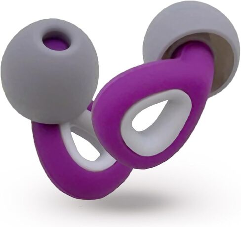 Ear Plugs for Sleeping Noise Cancelling, 1 Pair Ear Plugs for Sleeping Concert Ear Plugs Swimming Ear Plugs Silicone Ear Plugs for Swimming,Sleeping,Concert & 35dB Kids and Adults (Purple, One Size) in Saudi Arabia