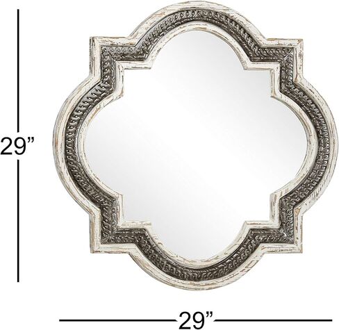 ديكو 79 مرآة حائط، كبيرة، بيضاء in Saudi Arabia