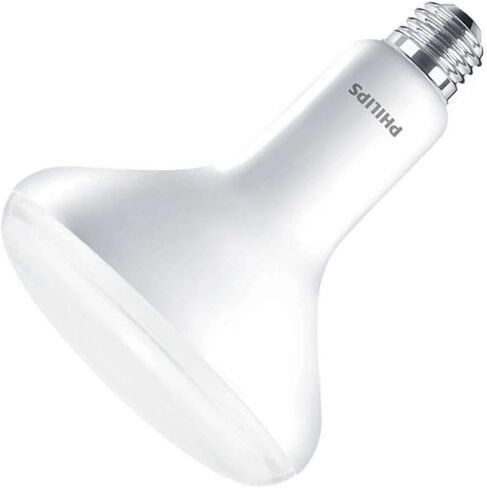 Philips LED Philips 457010 9w BR40 LED Dimmable Flood Soft White Bulb-65w equiv, 1 Count (Pack of 1) in Saudi Arabia