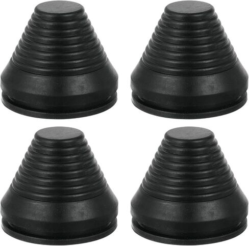 uxcell 4 Pcs Tower Shaped Grommet 100mm 3.93 Inch Drill Hole, Rubber Plugs Hole Grommets Protection Gasket Kit for Wire Cable Cord in Saudi Arabia