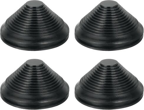 uxcell 4 Pcs Tower Shaped Grommet 100mm 3.93 Inch Drill Hole, Rubber Plugs Hole Grommets Protection Gasket Kit for Wire Cable Cord in Saudi Arabia