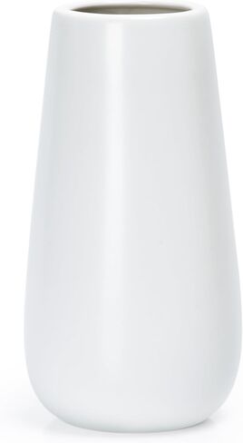 D'vine Dev 12 Inch Raven Grain Elegant Oval Ceramic Vase for Flowers, Home Décor Vase with Design Box, VS-LD-C-3 in Saudi Arabia