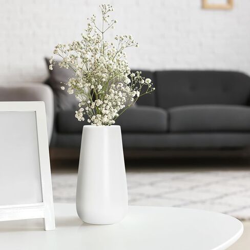 D'vine Dev 12 Inch Raven Grain Elegant Oval Ceramic Vase for Flowers, Home Décor Vase with Design Box, VS-LD-C-3 in Saudi Arabia