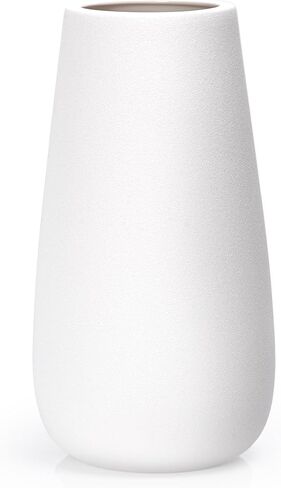 D'vine Dev 12 Inch Raven Grain Elegant Oval Ceramic Vase for Flowers, Home Décor Vase with Design Box, VS-LD-C-3 in Saudi Arabia