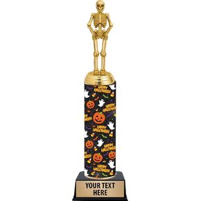 Crown Awards Halloween Trophy, 10" Halloween Skeleton Costume Trophies with Engraving Included Prime