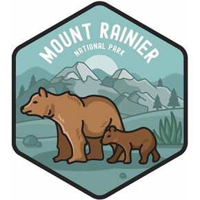 Mount Rainier National Park Sticker