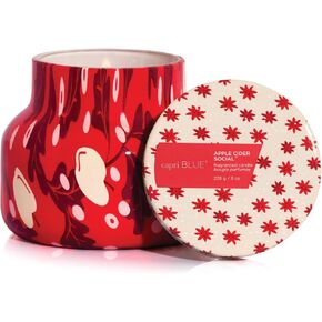Capri Blue Apple Cider Social Scented Candle - Pattern Play Signature Holiday Candle - Soy Wax Blend Luxury Candle - Long Lasting Candles - Large Candle - Fall Candles - Fall Decor (19 oz)
