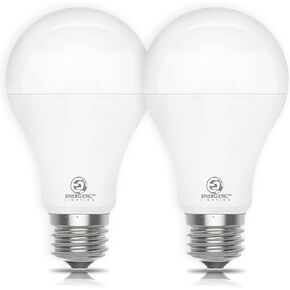 Energetic Dimmable LED Bulb, 150 Watt Equivalent, Super Bright A21 Light Bulb, Daylight 5000K, 2300LM, Brightest LED Bulbs, E26 Standard Base, Damp Rated, ETL Listed, 2-Pack