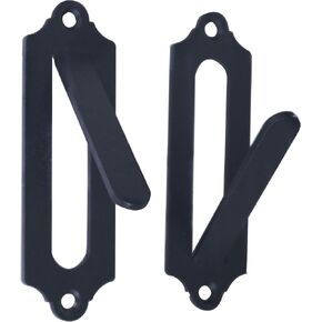 2PCS Black Wall Hooks Animal Skull Hooks Wall Mount Bracket 10x5x4cm Indoor Outdoor Craft Decorative Hanging Rack European Style Deer Skull Hanging Fixture