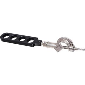 EISCO Test Tube Clamp Holder on Swivel Bosshead, 4 Holes - Fits test tubes of 16mm in Diameter