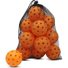 Pickleball Balls, USAPA Approved 40 Holes Outdoor Pickleballs, High Elasticity & Durable Pickle Balls for All Style Pickleball Paddles