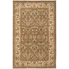 SAFAVIEH Persian Legend Collection Area Rug - 5' x 8', Light Green & Beige, Handmade Traditional Wool, Ideal for High Traffic Areas in Living Room, Bedroom (PL819A)