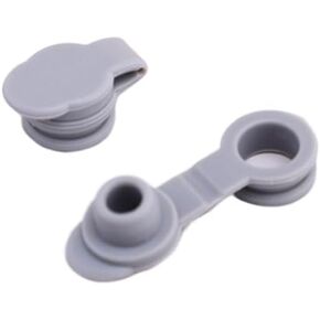 10Pcs Universal Silicone Sealing Bottle Straw Hole Grommets Stopper Lids Straw Plug Replacement 20/30Oz Thermos Cup, Wine Stoppers, Wine Stoppers and Pourers (Grey)