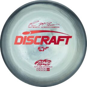 قرص الجولف Discraft ESP Zone Paul McBeth 6X Signature Series 170-172 جرامًا