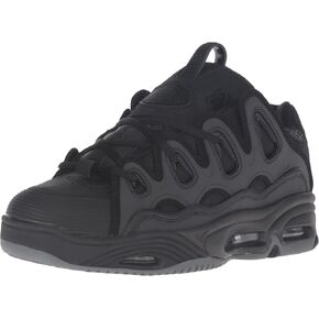 Osiris Men's D3 2001 Skate Shoe, Black/Orange/Black, 12