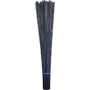 ABS Plastic Welding Rods ABS Plastic Shell Repair Rods- Black 50pcs，52Ft，1/8 Diameter, Black