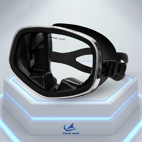 Limited to 10,000 pcs Worldwide YEUX MER Scuba Mask with Drain Valve Wide View Suitable for Adults Scuba Diving, Free Diving, and Snorkeling Goggles Mask Rose Gold