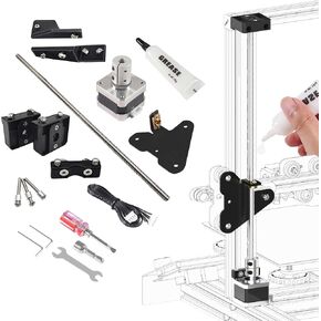 مجموعة أدوات Ender 3 Dual Z Axis Kit مع شحم، ومسمار رصاص مزدوج Z Stepper Motor 3D ملحقات الطابعة ثلاثية الأبعاد لـ Creality Ender 3، Ender 3 Pro، Ender 3 V2 in Kuwait