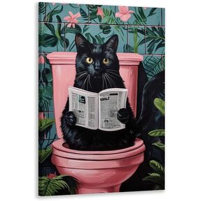 Bathroom Wall Art Funny Goldendoodle In Shower Humor Animal Poster Picture Canvas Print Bathroom Decor For Dog Lovers 8x12inch Unframed
