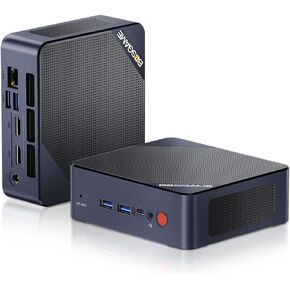 كمبيوتر BOSGAME P2 Mini Gaming PC 12th Intel i7-12700H (14C/20T، حتى 4.7 جيجا هرتز)، 32 جيجا DDR4 512 جيجا PCIe SSD أجهزة كمبيوتر صغيرة مع HDMI+DP+TypeC تدعم Wi-Fi6E BT5.2، Dual LAN Mini PC Windows 11 Pro