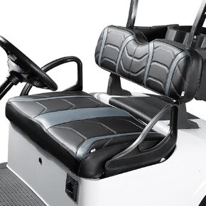 KEMIMOTO Golf Cart Seat Covers Compatible with EZGO RXV OEM Front Seats, Staple-Free