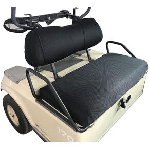 Golf Cart Seat Cover | Golf Cart Mesh Seat Cover for EZGO TXT Club Car DS Seat Cover Black Color