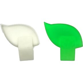 Isopod Food Dish: Leaf Design, Rolly Polly Feeding Bowl, Tiny Bug Meal Station, Bioactive Clean Up Crew Bowl (Green) 6 Pack in Kuwait