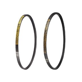 uxcell M-23, M24 Drive V-Belt 23", 24" Pitch Length Industrial Power Rubber Transmission Belt 2pcs