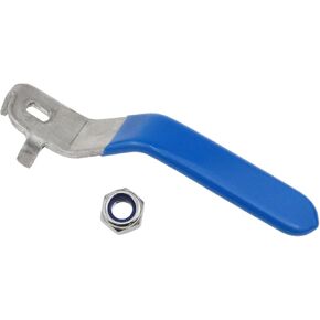 AYLIFU 1PCS Ball Valve Handle DN20 Blue Lever Handle for Ball Valve for Outdoor Faucet Replacement Service Hose Water Nozzle (5x8x2mm)