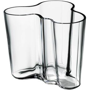Iittala Aalto 3-3/4-Inch Clear Glass Vase