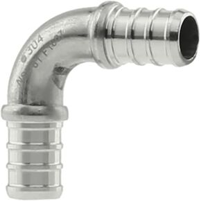 Stainless Steel Pex 90 Elbow 1"