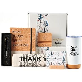 Thank You Gifts for Women with Thank You Card Christmas Gifts Employee Appreciation Gifts for Men Office Gift Baskets for Coworker Social Worker Teacher Secretary Anniversary Gift Farewell Gift