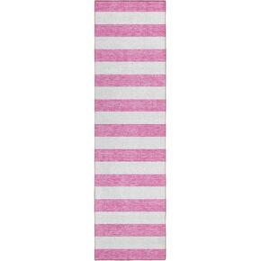Addison Rugs Chantille ACN528 Pink 3' x 5 Indoor Outdoor Area Rug, Stain Resistant, Machine Washable, Non Shedding, Bedroom, Living Room, Dining Room, Kitchen Rug