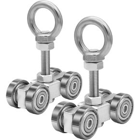 4 Wheel Silent Trolley Assembly Rollers Four Bearing Trolley Assembly (2)