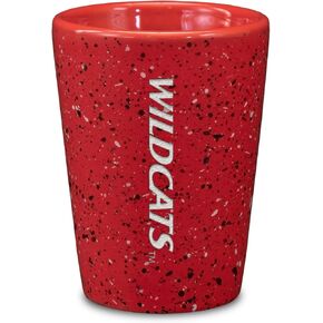 ريكو إندستريز NCAA أريزونا وايلد كاتس 2oz زجاج سيراميك للجماهير، محفور بالليزر في زجاج طلقة واحد بلون الفريق