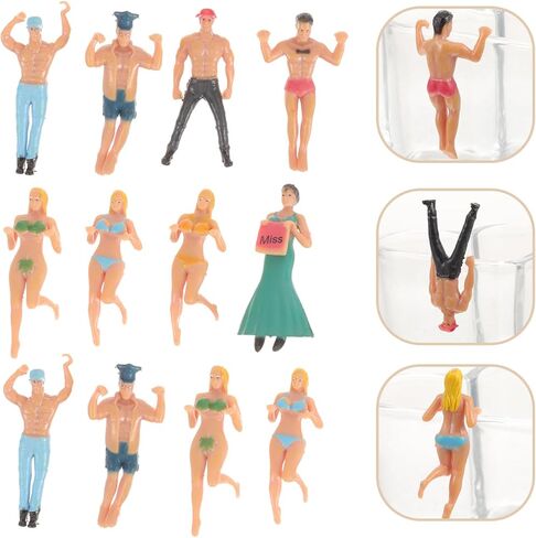 16Pcs Glass Markers, Wine Glass Figure Charms Anime Figurines Doll Toy Wine Bottle Marker Cup Hanging Ornament Identify Label for Drink Markers in Kuwait